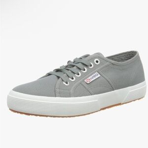Superga Classic 2750 Gray Canvas Sneakers 39.5 or 8.5